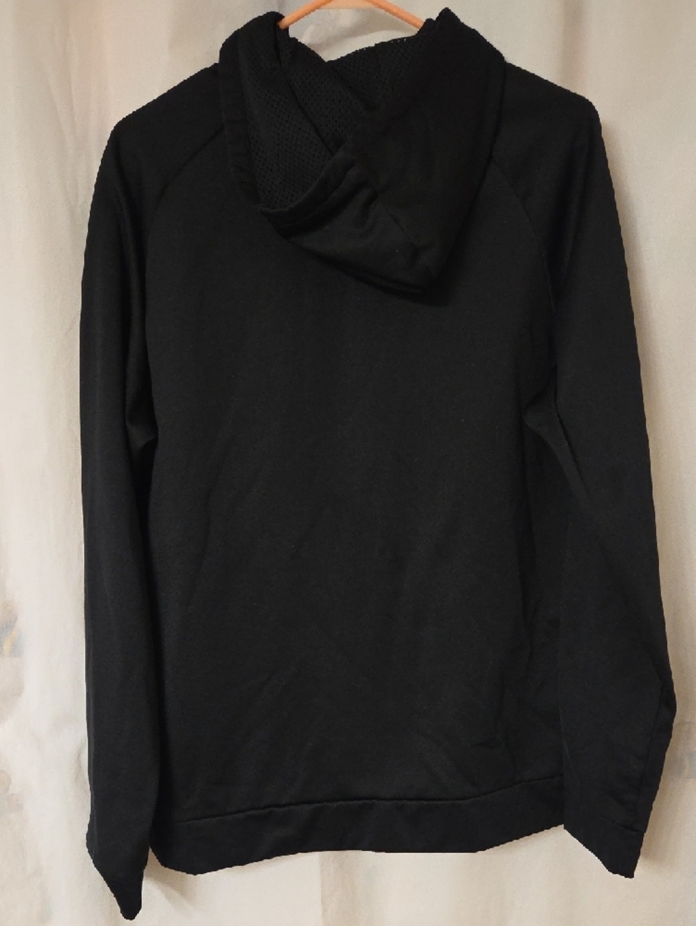 Nike Black Men's Pullover Hoodie with Reflective Swoosh - Picture 2 of 5